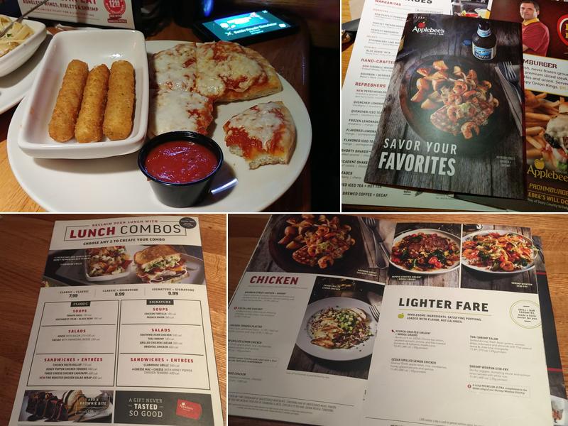 Applebee's Grill + Bar Menu