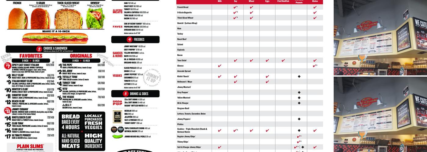 Jimmy John's Menu