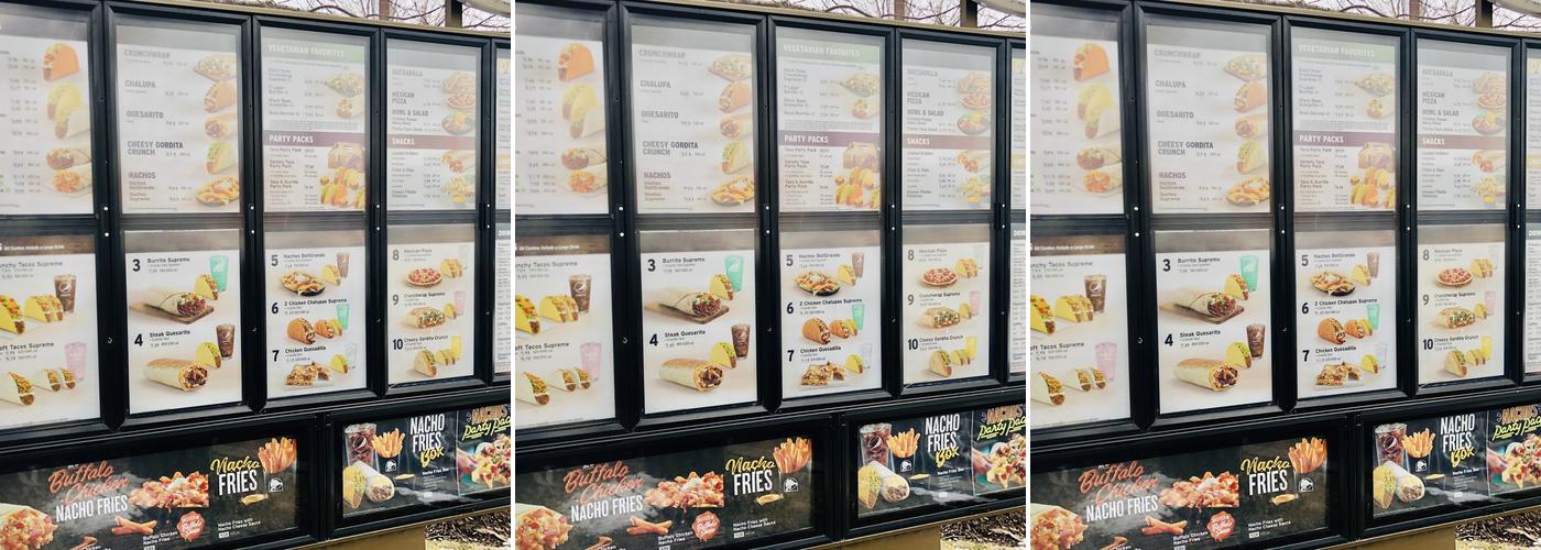 Taco Bell Menu