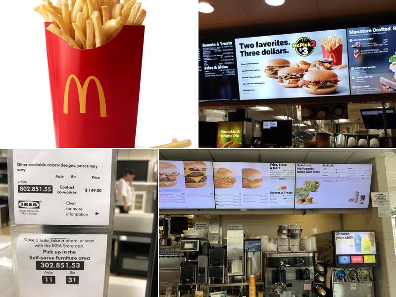 McDonald's Menu
