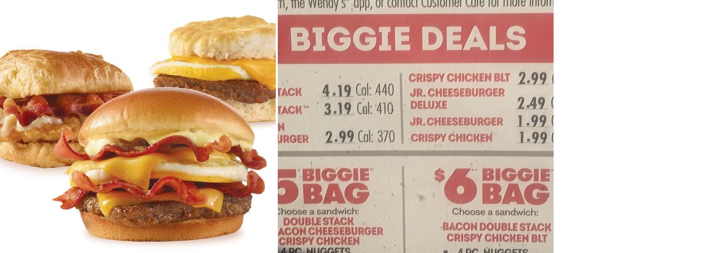 Wendy's Menu