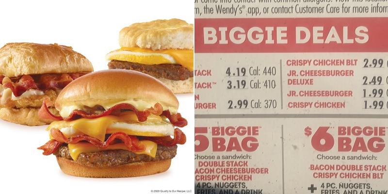 Wendy's Menu