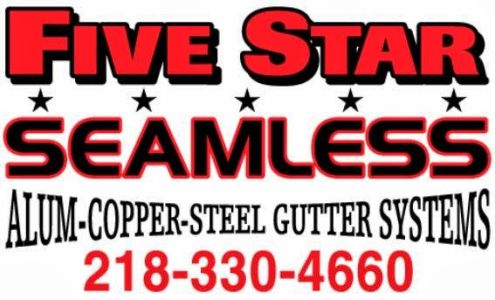 Five Star Seamless 3997 Lake Placid Blvd, Pillager Minnesota 56473