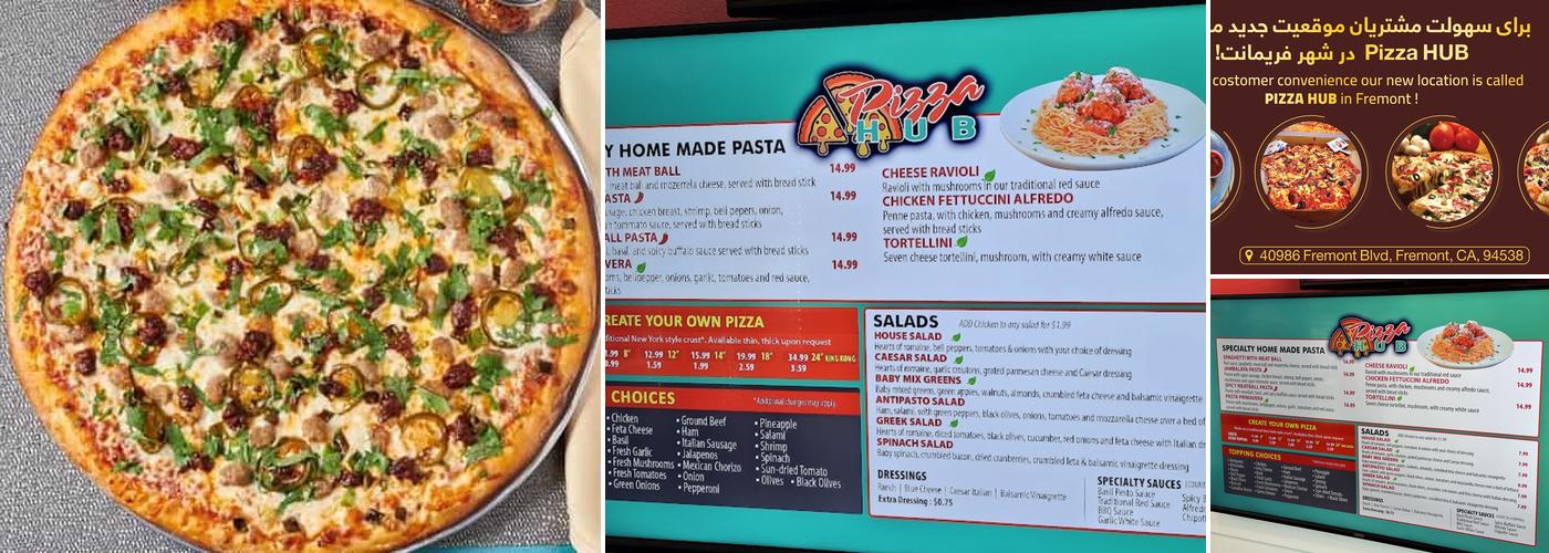 Pizza Hub Menu