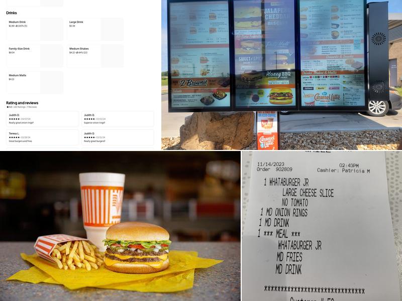 Whataburger Menu