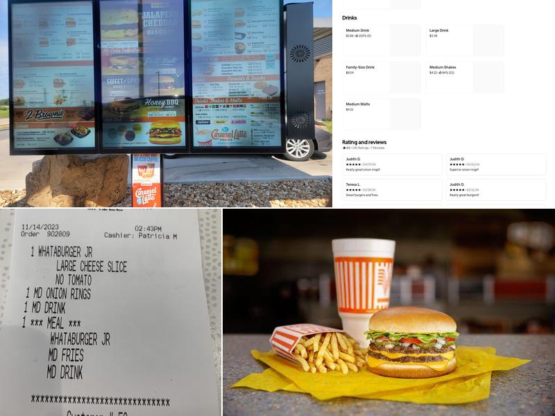 Whataburger Menu
