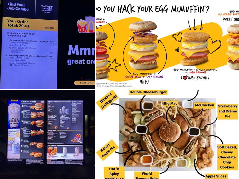 McDonald's Menu