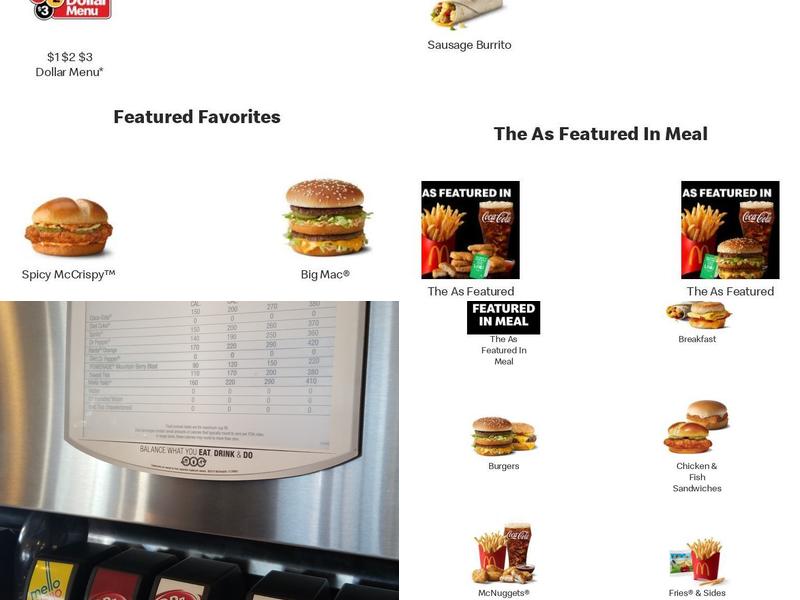 McDonald's Menu