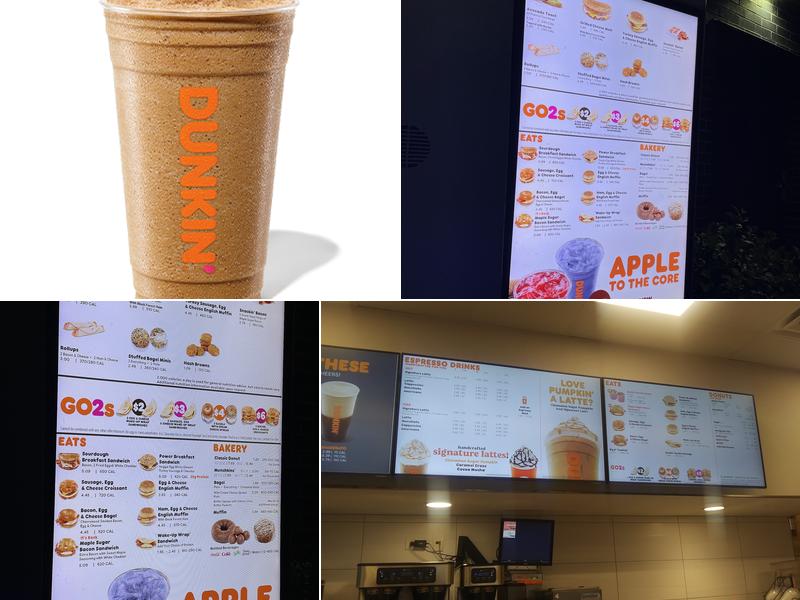 Dunkin' Menu