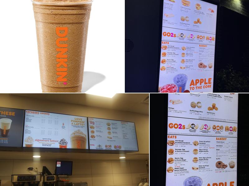 Dunkin' Menu