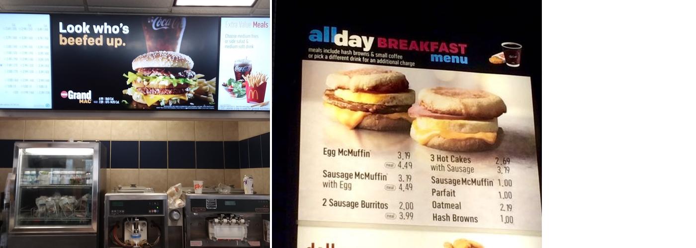 McDonald's Menu