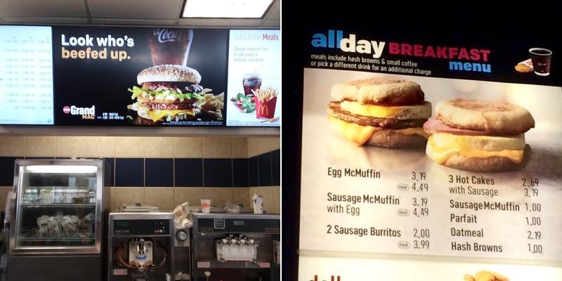 McDonald's Menu