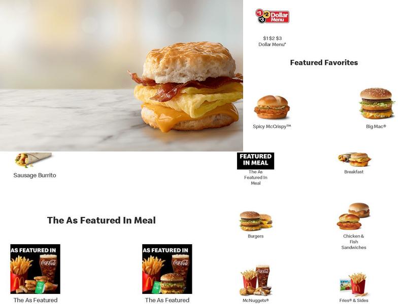McDonald's Menu