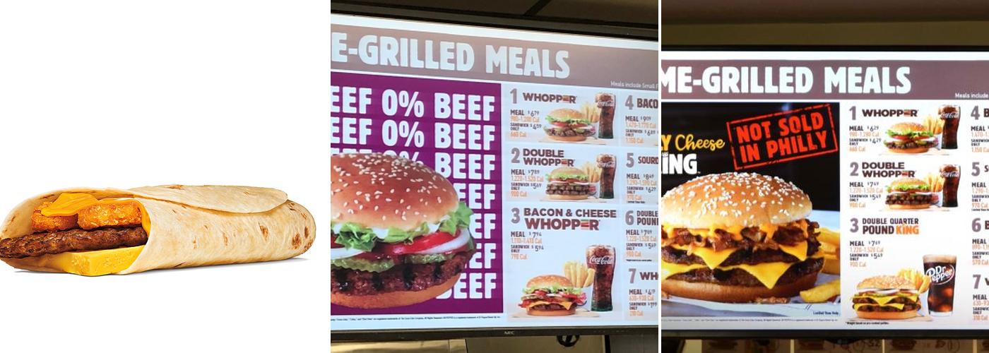Burger King Menu
