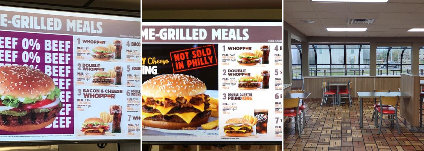 Burger King Menu