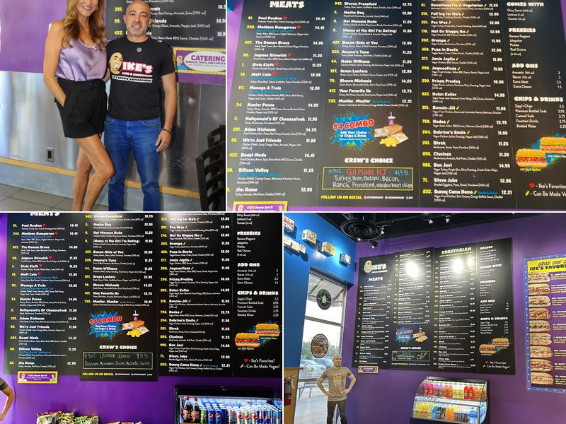 Ike's Love & Sandwiches Menu