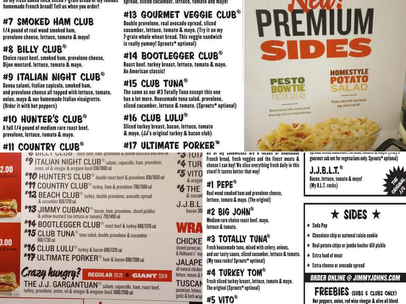 Jimmy John's Menu