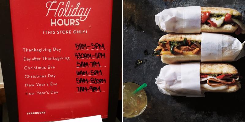 Starbucks Menu