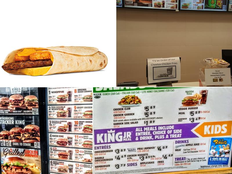 Burger King Menu