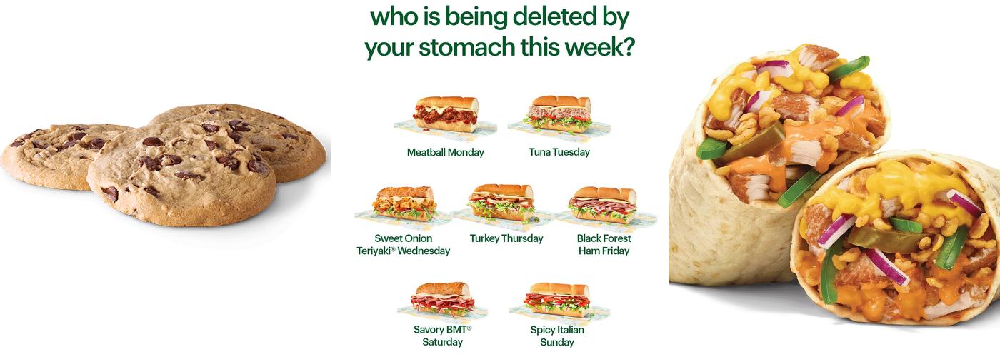 Subway Menu