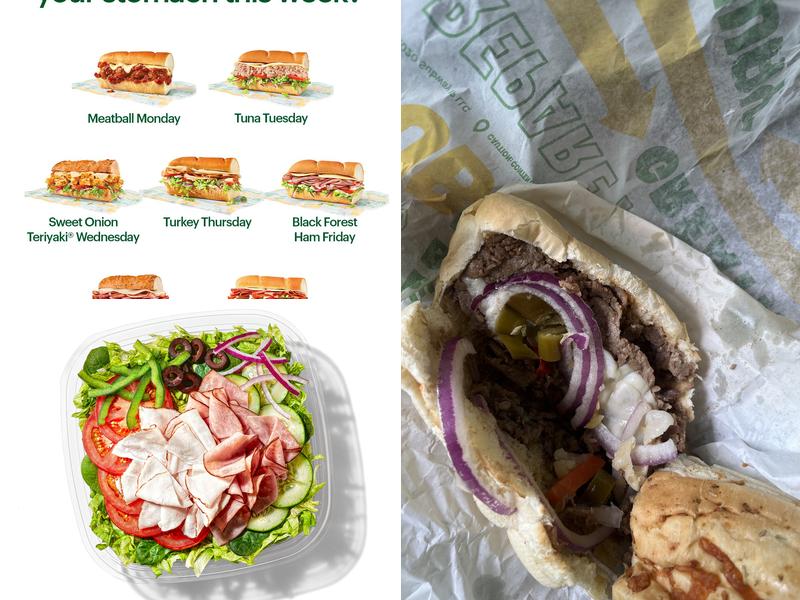 Subway Menu