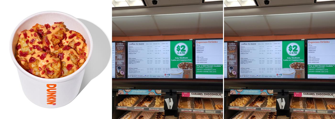 Dunkin' Menu