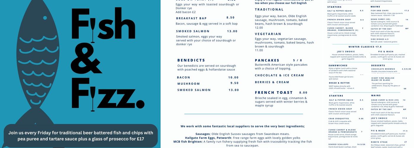 East Beach Cafe Menu