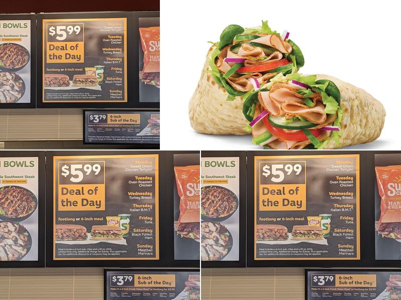 Subway Menu