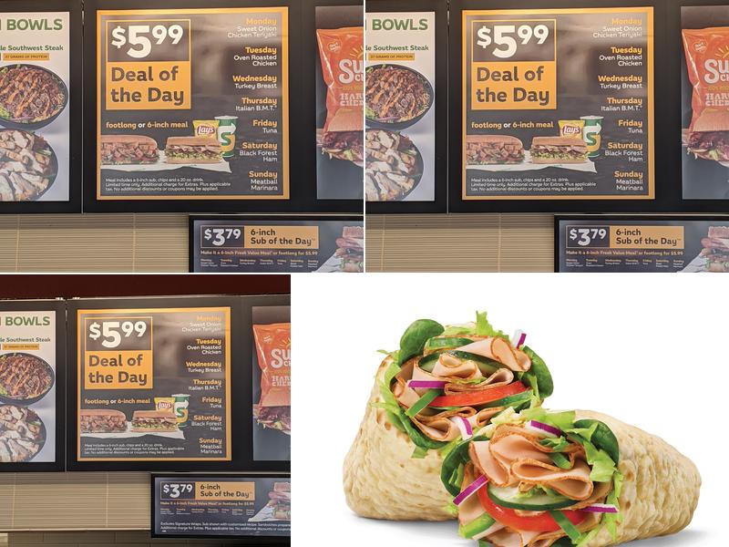 Subway Menu