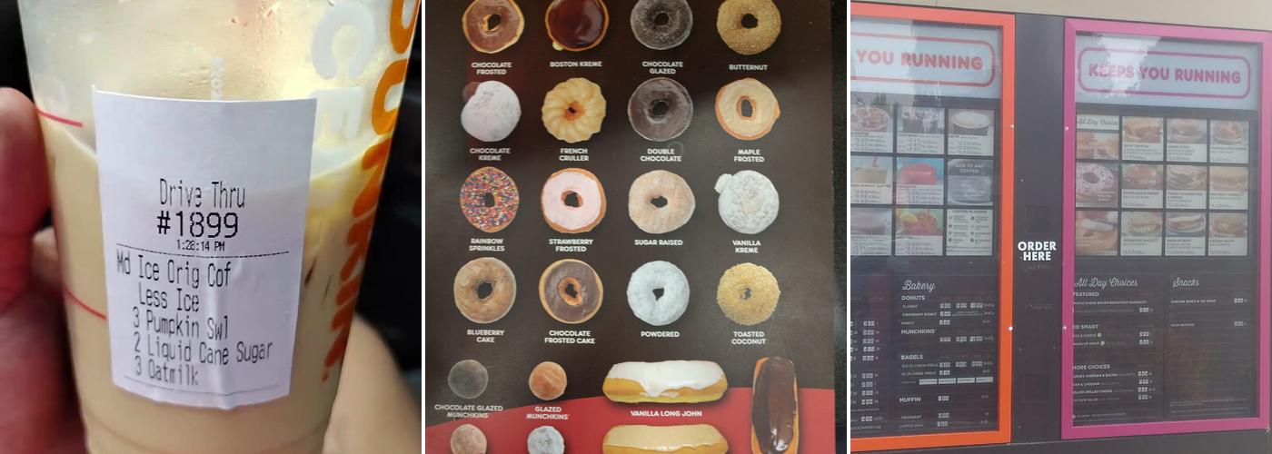 Dunkin' Menu
