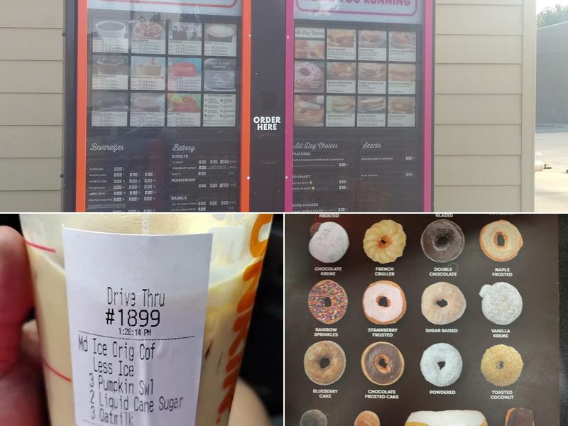 Dunkin' Menu