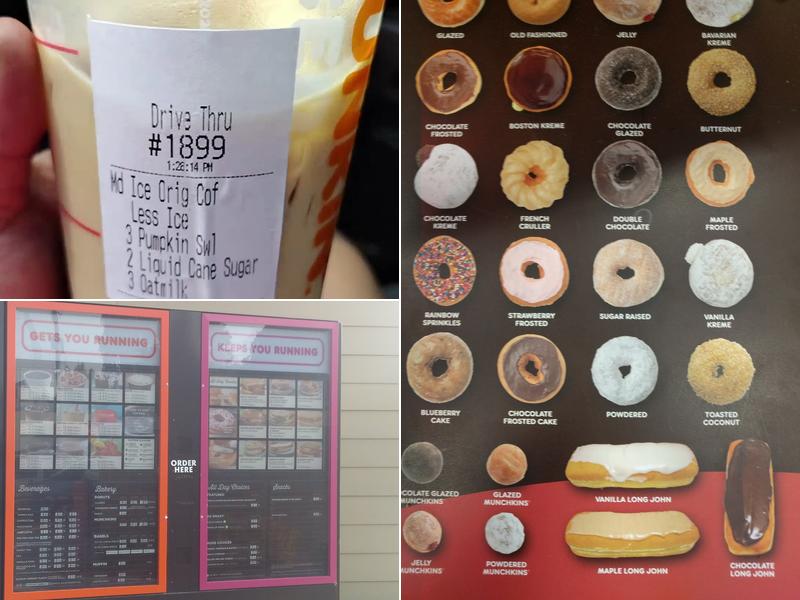 Dunkin' Menu