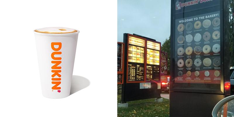 Dunkin' Menu