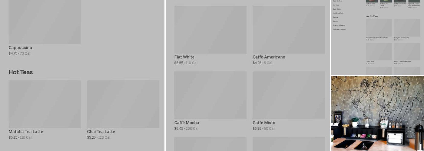 Starbucks Menu