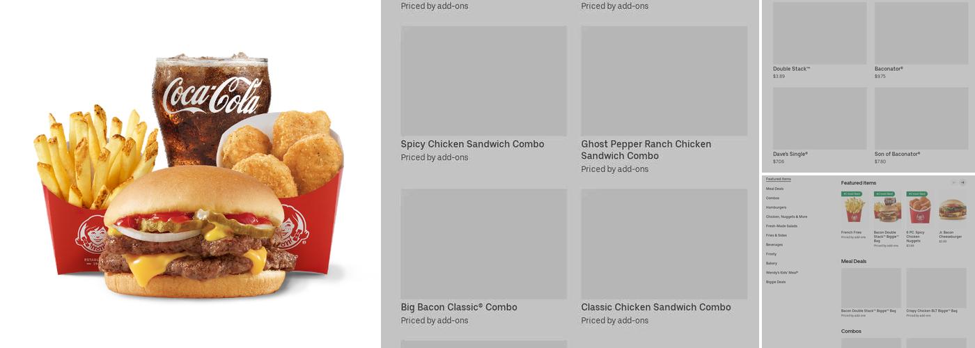 Wendy's Menu