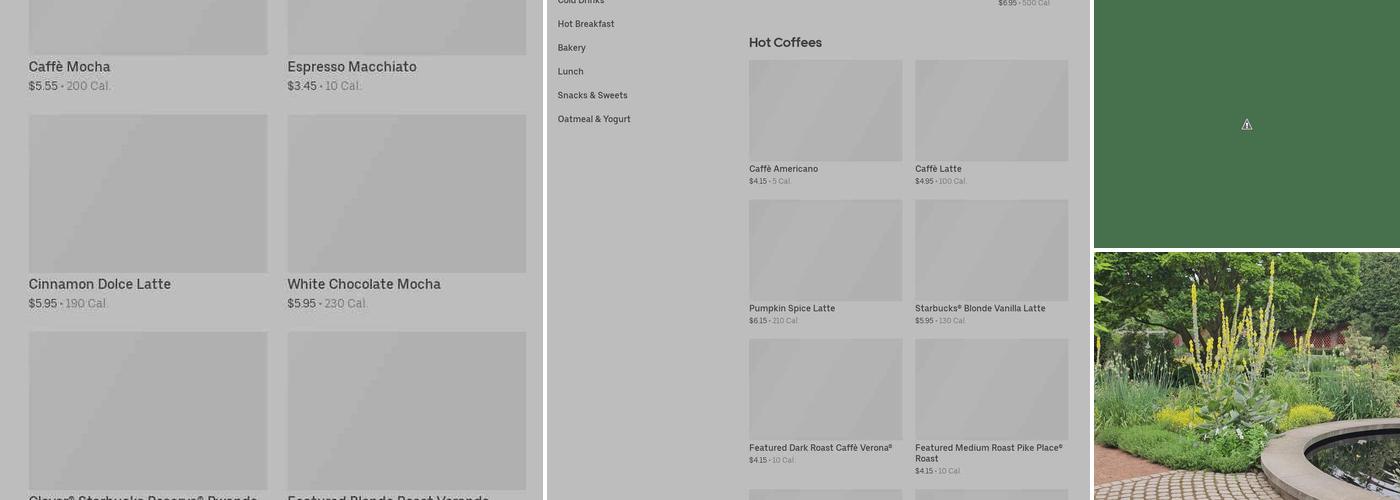 Starbucks Menu