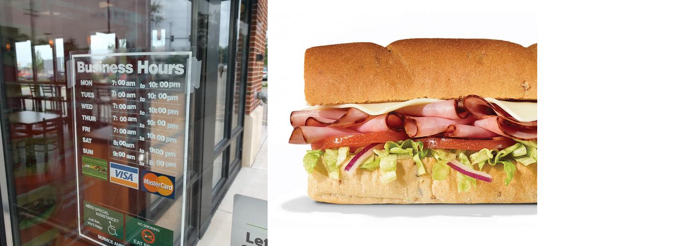 Subway Menu