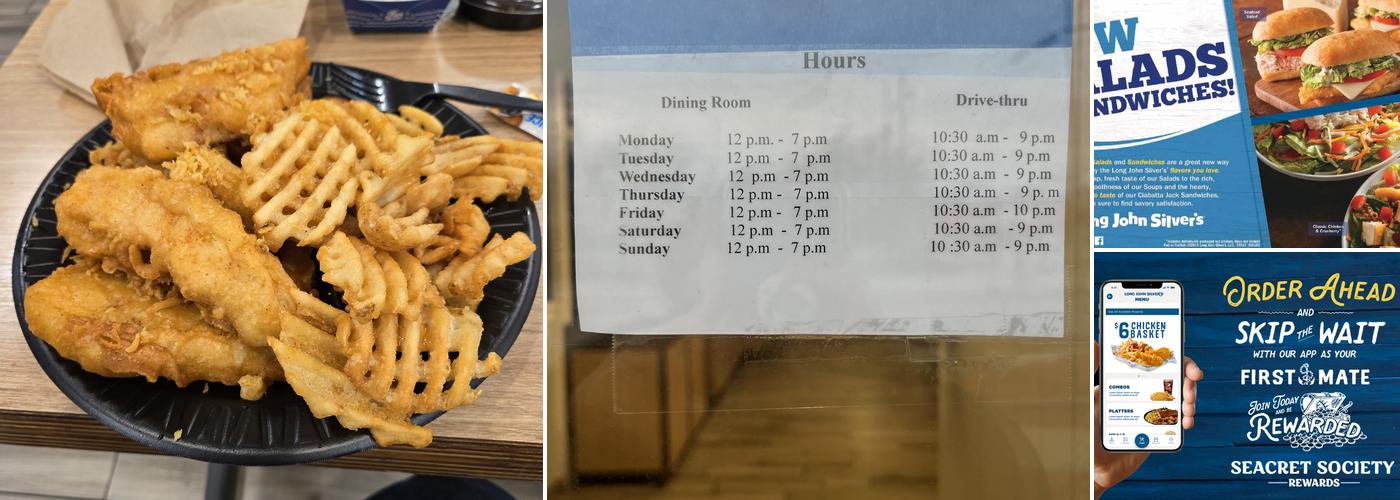 Long John Silver's Menu