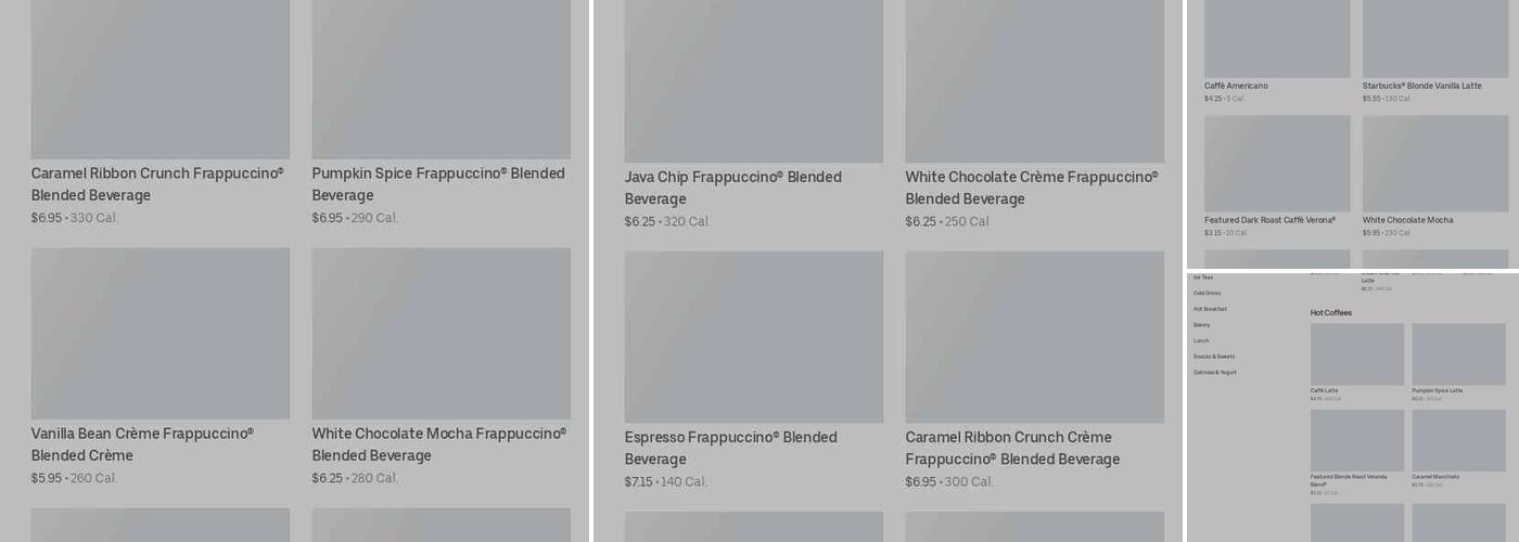 Starbucks Menu