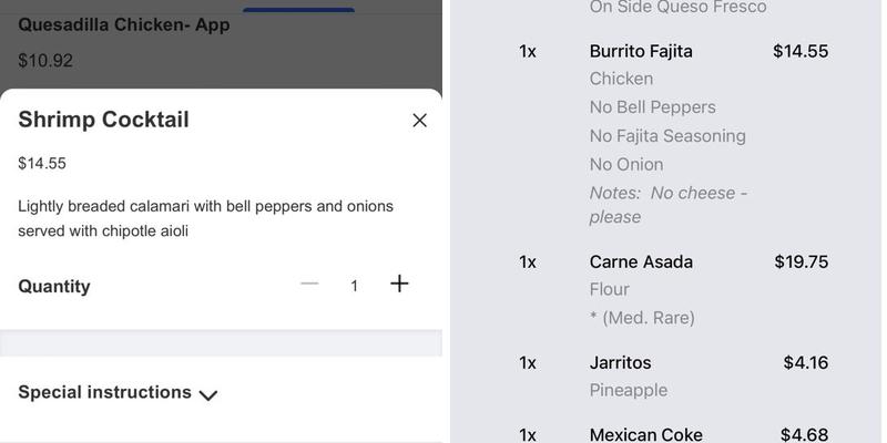 3 Amigos Hispanic Store Menu