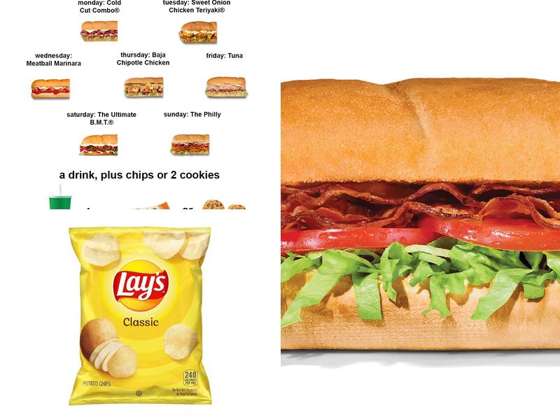 Subway Menu