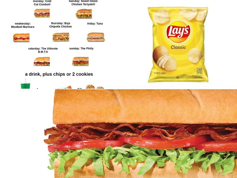 Subway Menu