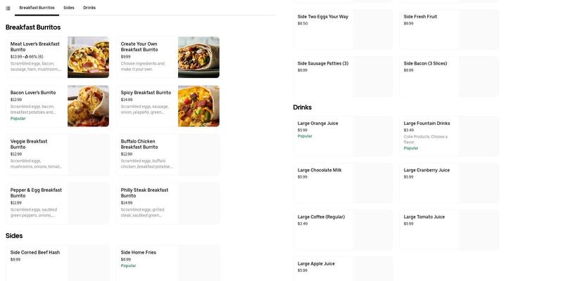 DON TACO 2 MEXICAN Menu