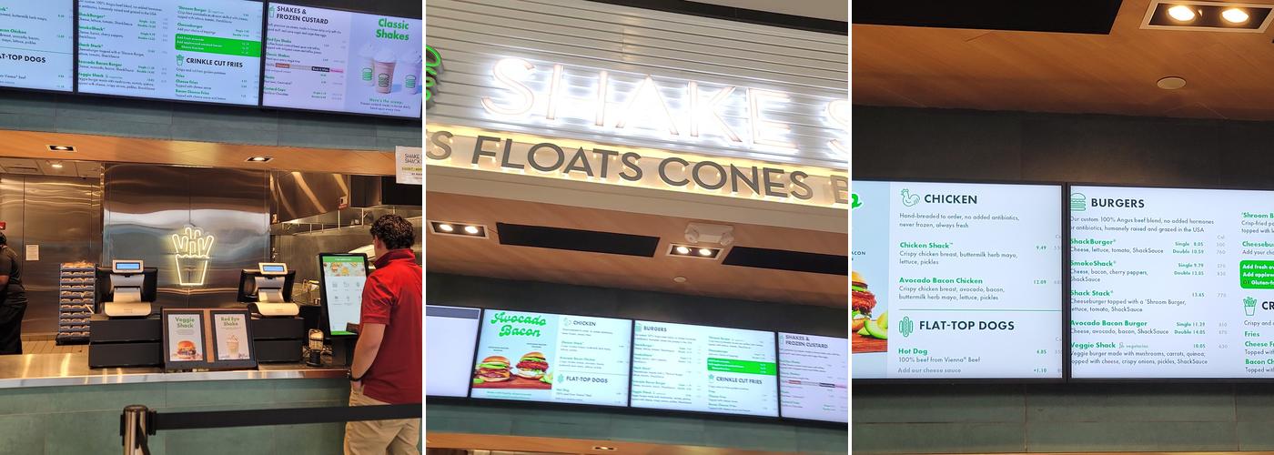 Shake Shack Union Menu