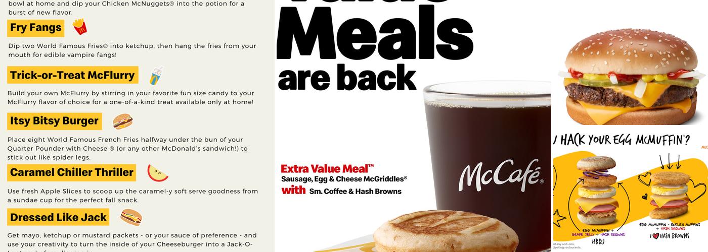 McDonald's Menu