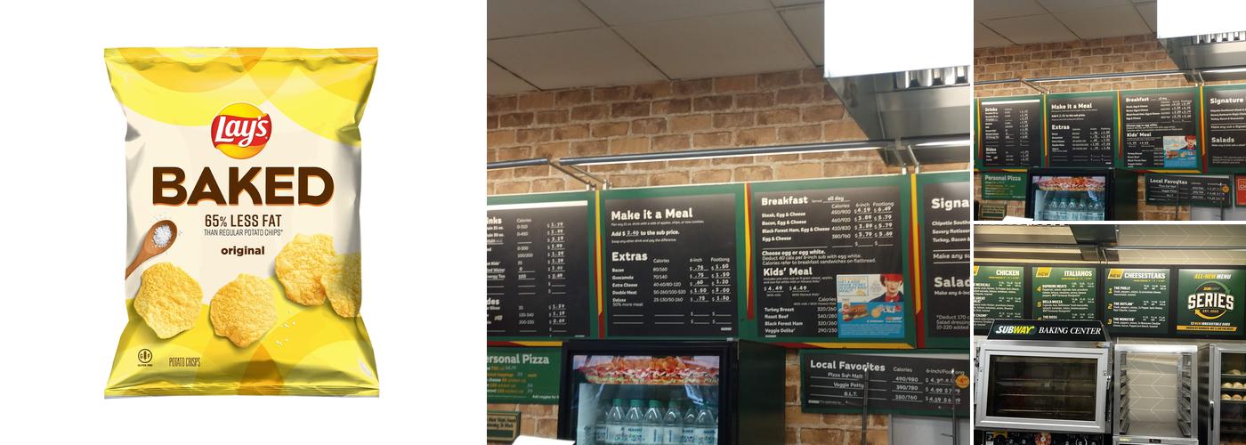 Subway Menu