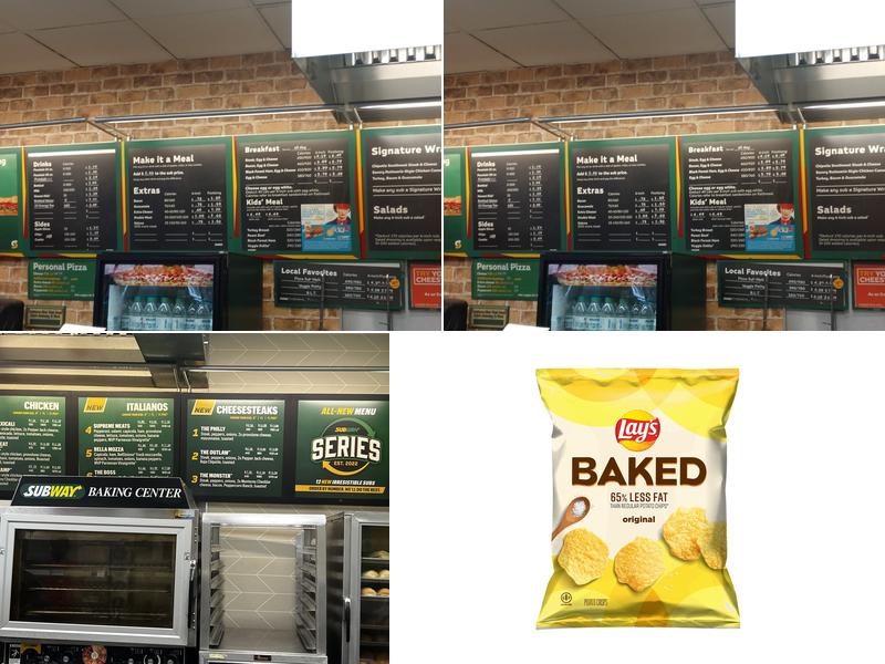 Subway Menu