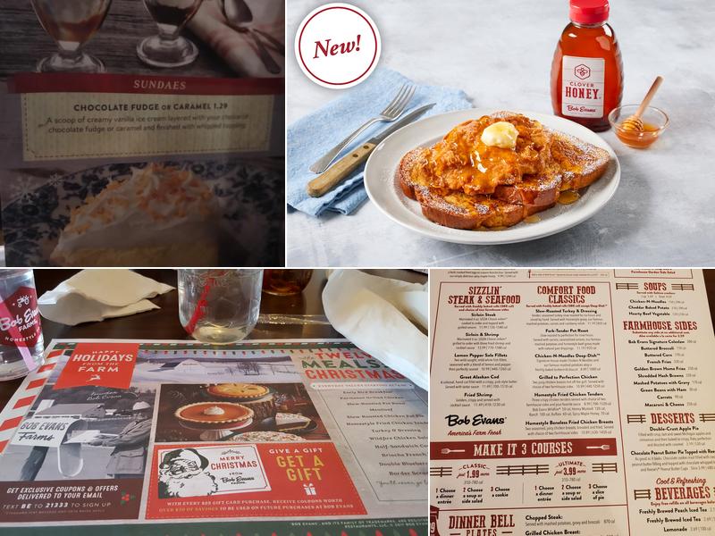 Bob Evans Menu
