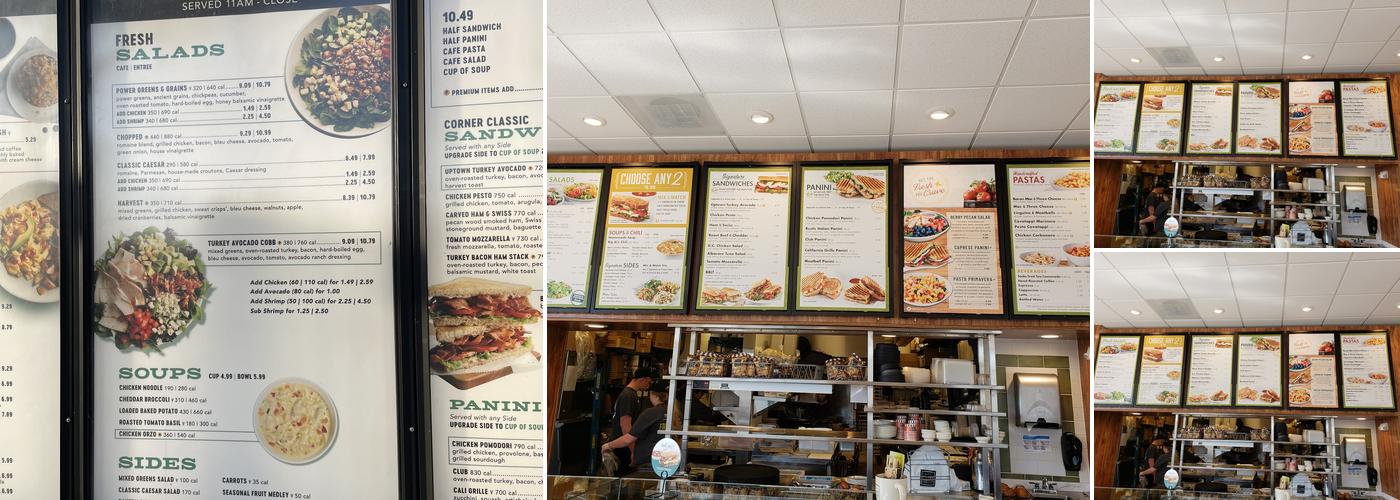 Corner Bakery Cafe Menu