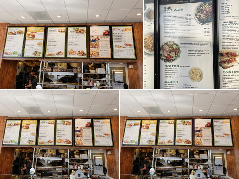 Corner Bakery Cafe Menu